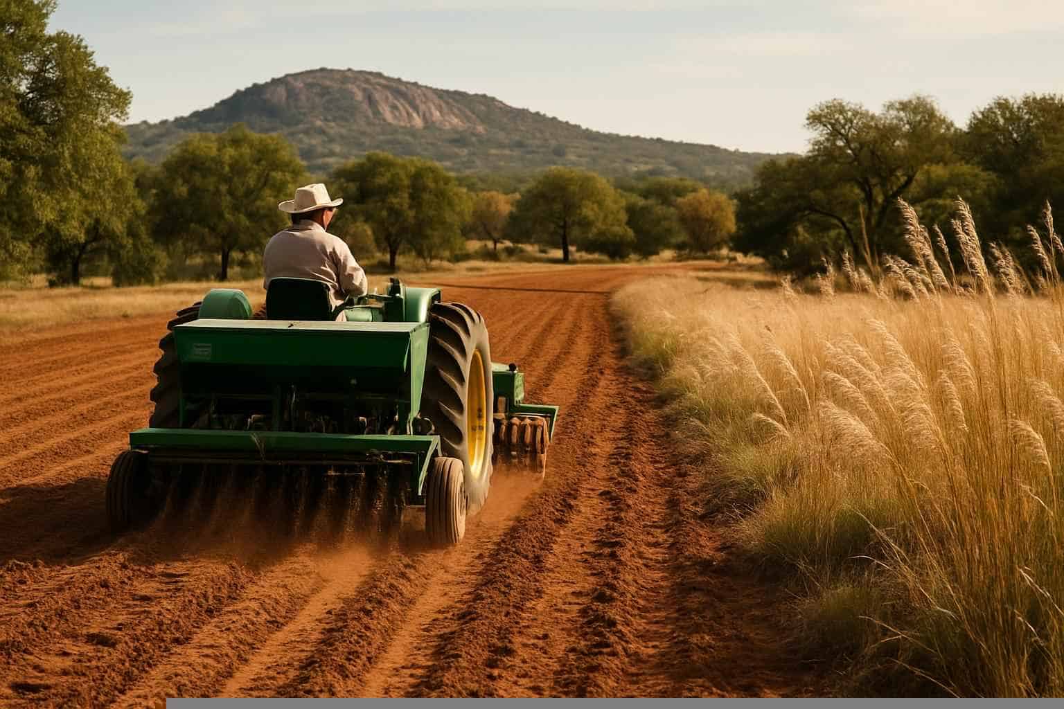 Native Grass Seeding in Marble Falls Texas