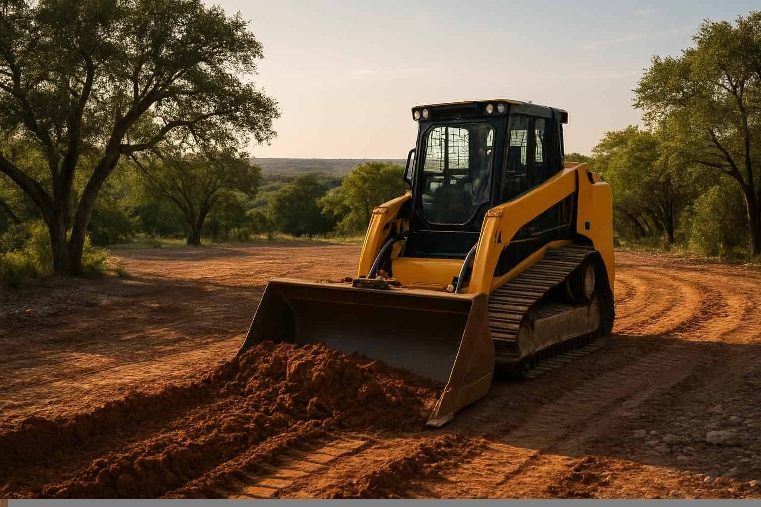 New Construction Lot Prep in Fischer Texas