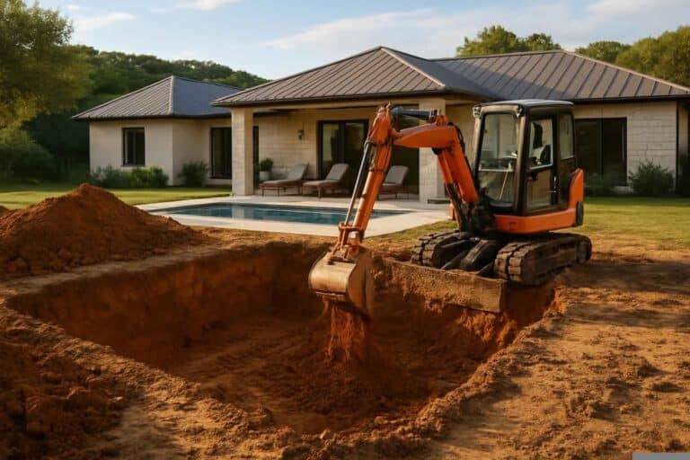 Pool Excavation In Fischer Texas
