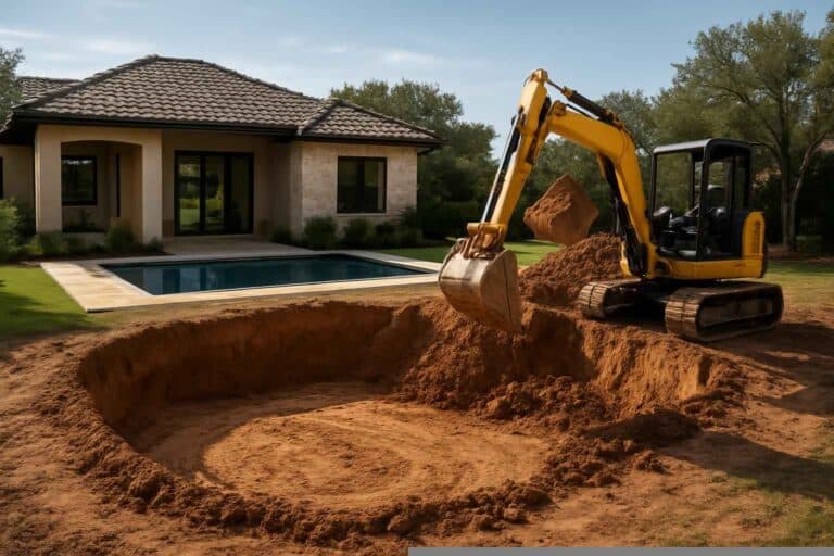 Pool Excavation In Marble Falls Texas
