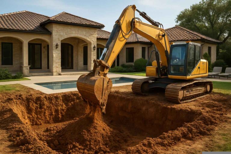 Pool Excavation In Mason Texas