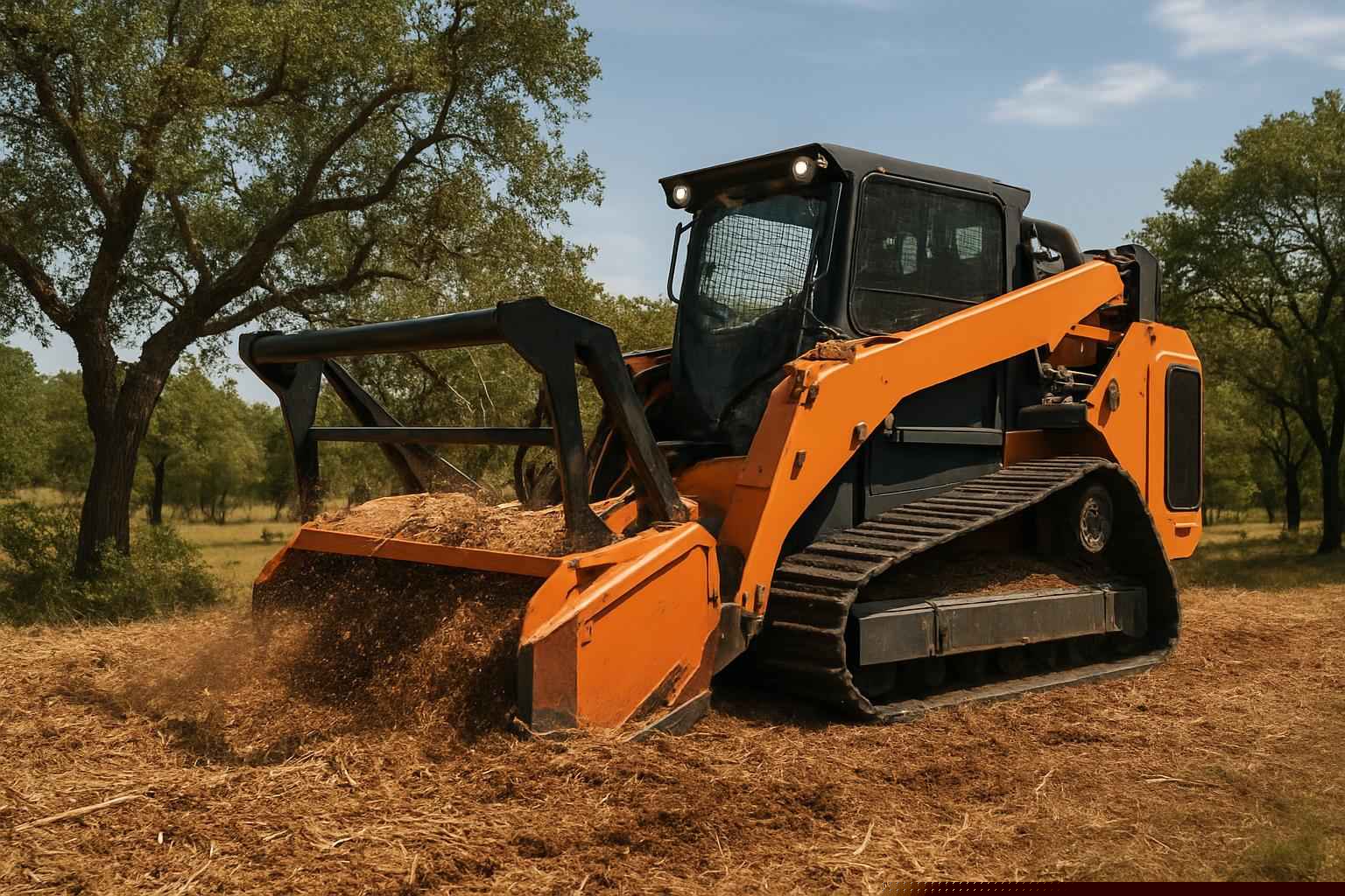 Forestry Mulching In Pipe Creek Texas 4 Oak Mulching In Pipe Creek Texas