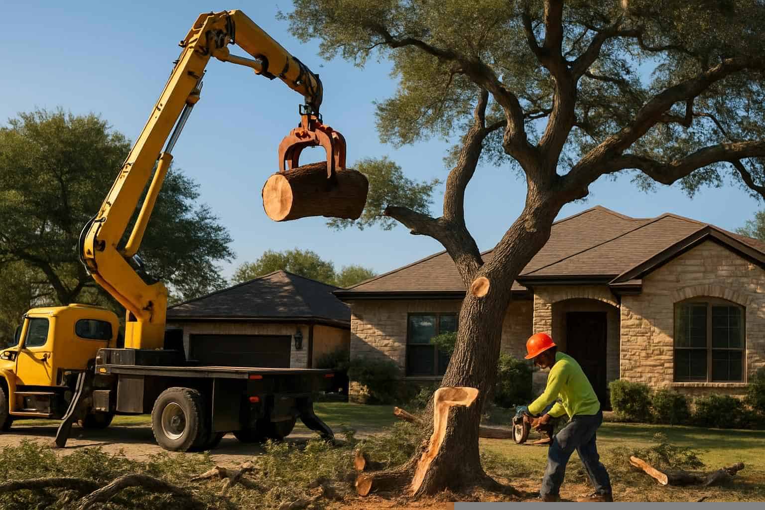 Oak Tree Removal In Marble Falls Texas