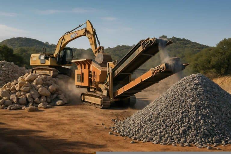 On Site Rock Crushing In Cottonwood Shores Texas