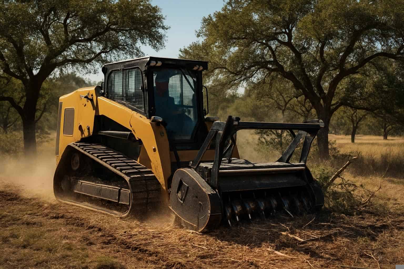 Forestry Mulching In Pontotoc Texas 5 One Pass Mulching In Pontotoc Texas