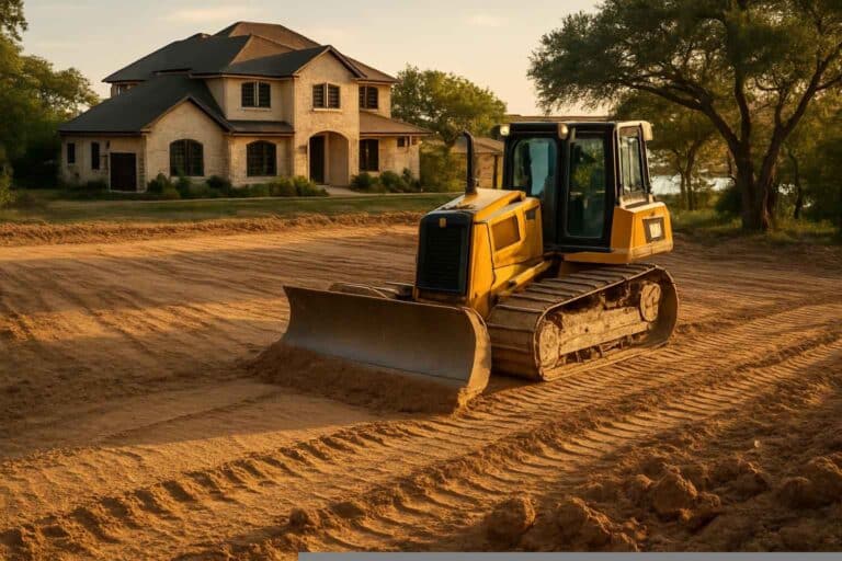 Pad Site Clearing In Cottonwood Shores Texas