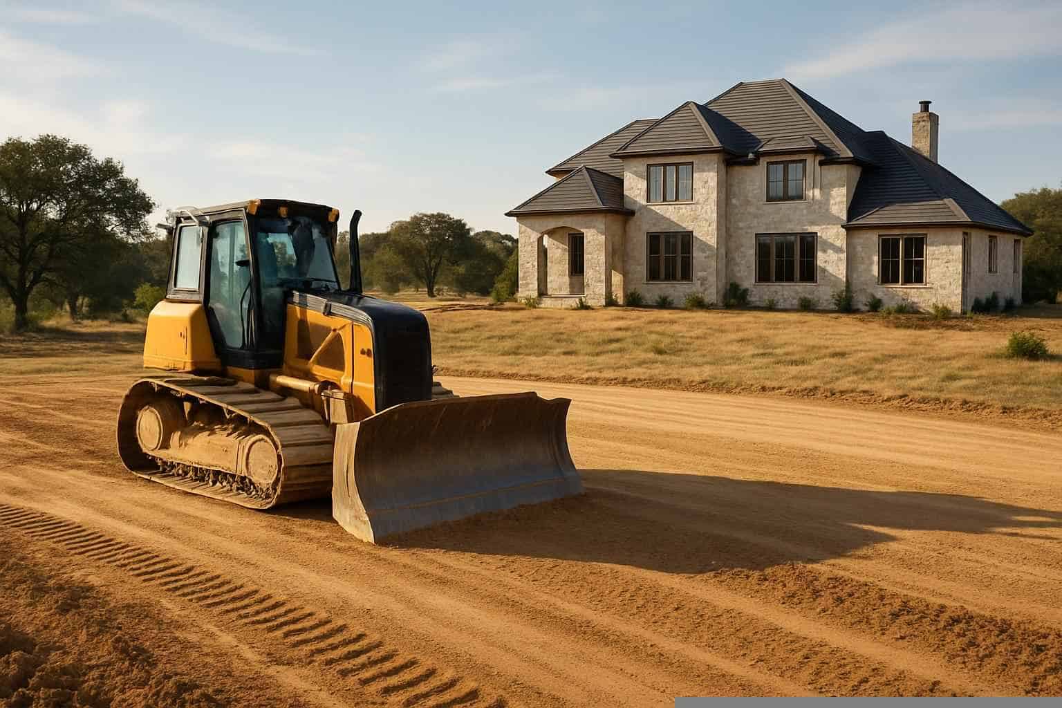 Pad Site Clearing in Marble Falls Texas