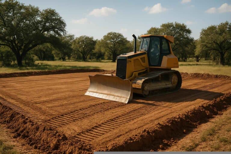 Pad Site Clearing In Mason Texas