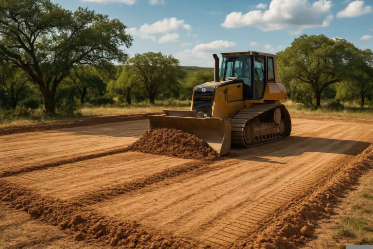 House Pad Construction In Medina Texas