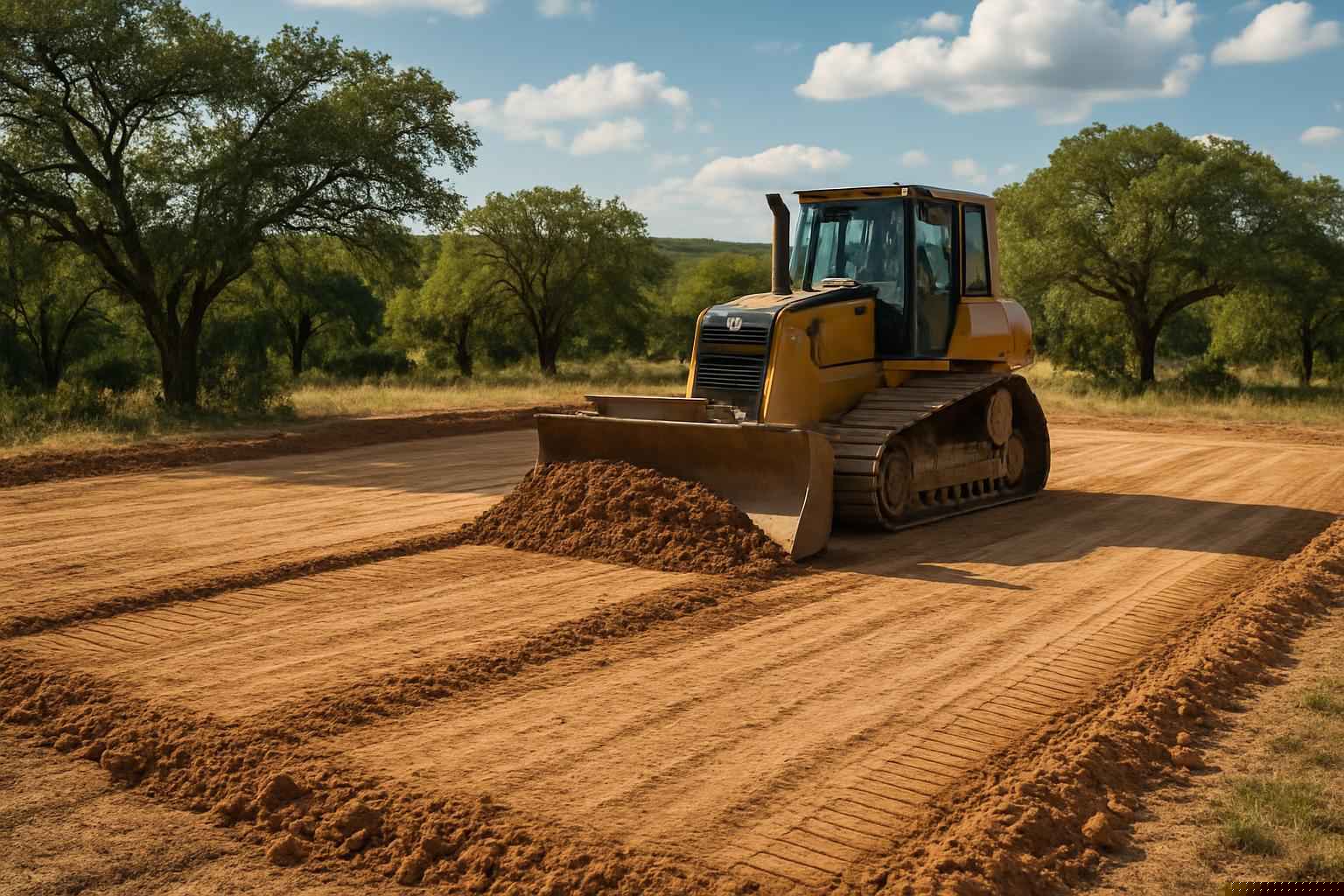 Pad Site Clearing in Medina Texas