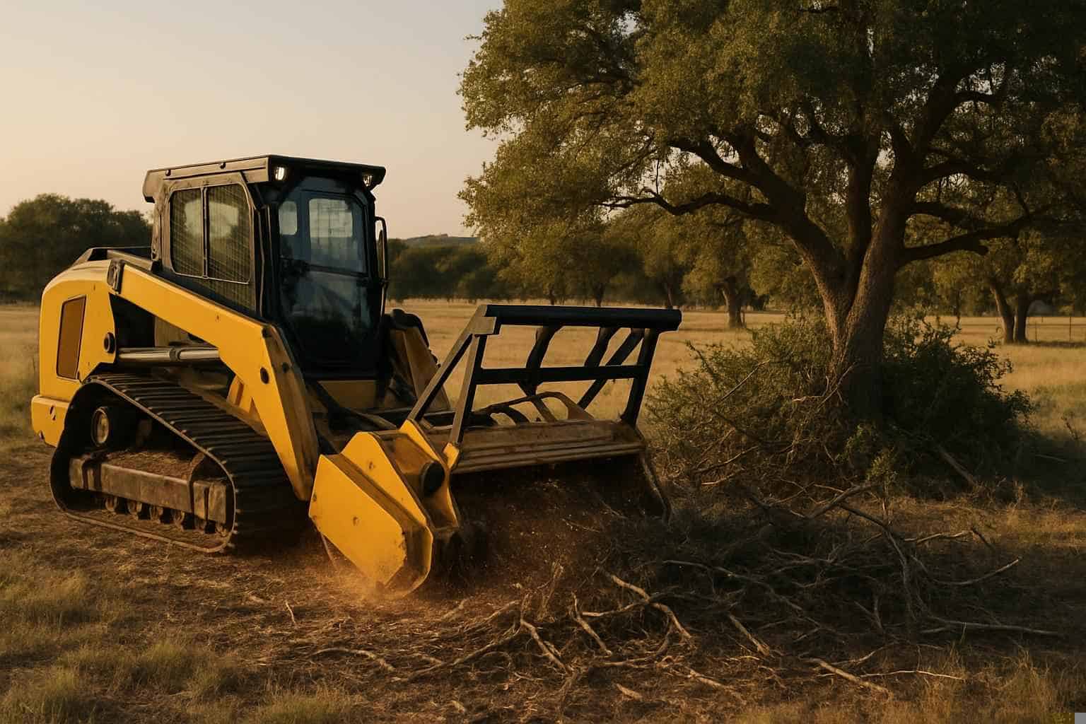 Pasture Brush Clearing In Fischer Texas