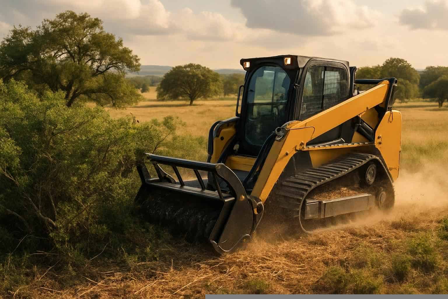 Pasture Brush Clearing In Marble Falls Texas