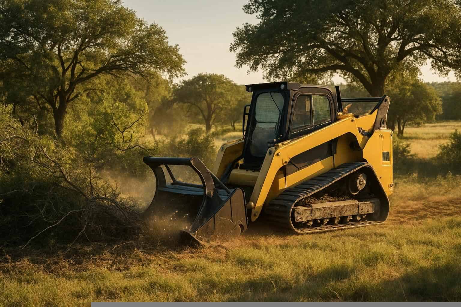 Brush Clearing In Pontotoc Texas 4 Pasture Brush Clearing in Pontotoc Texas