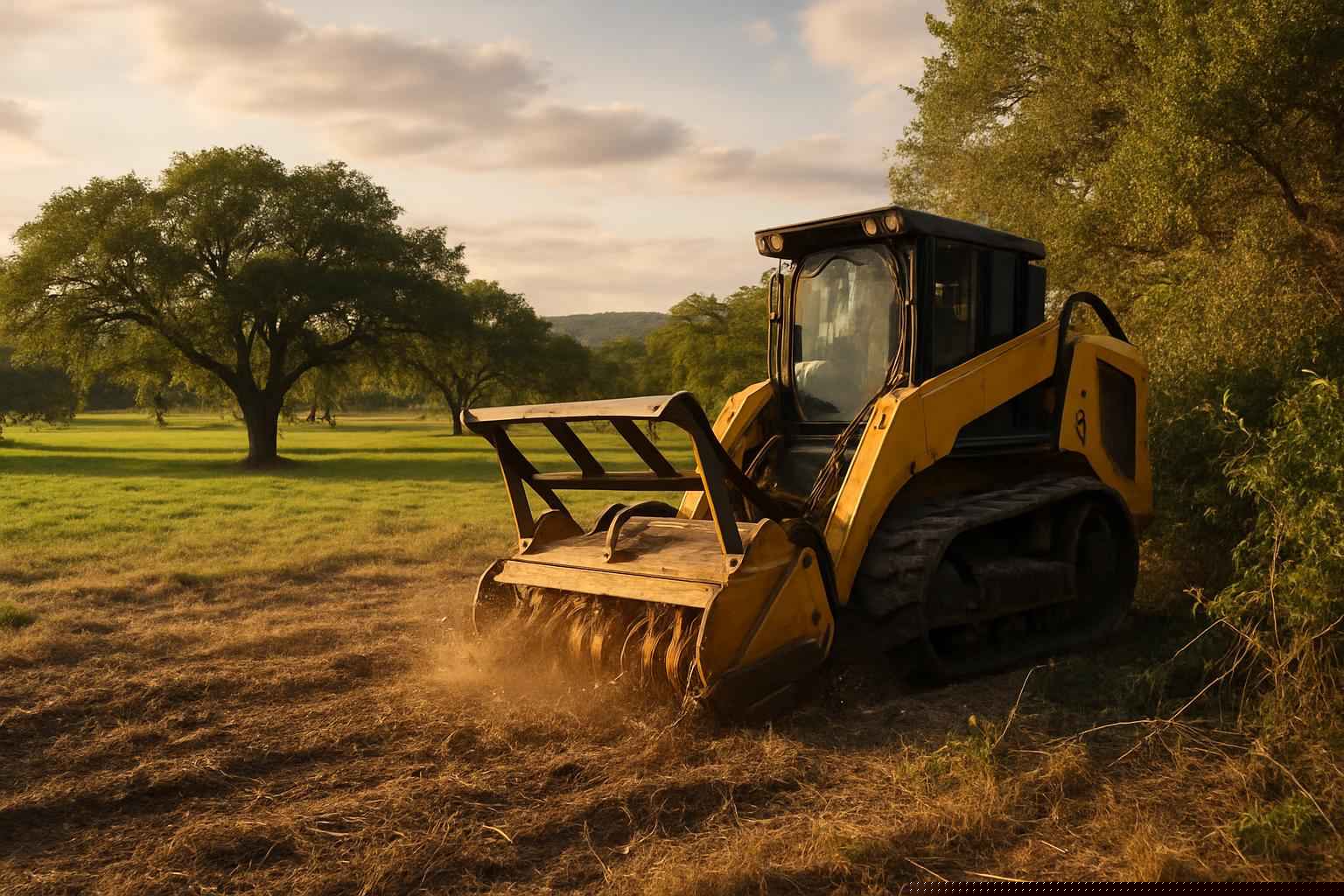 Pasture Underbrush Clearing in Medina Texas