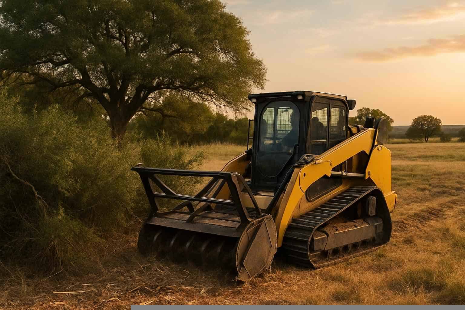Underbrush Removal In Pontotoc Texas 6 Pasture Underbrush Clearing in Pontotoc Texas