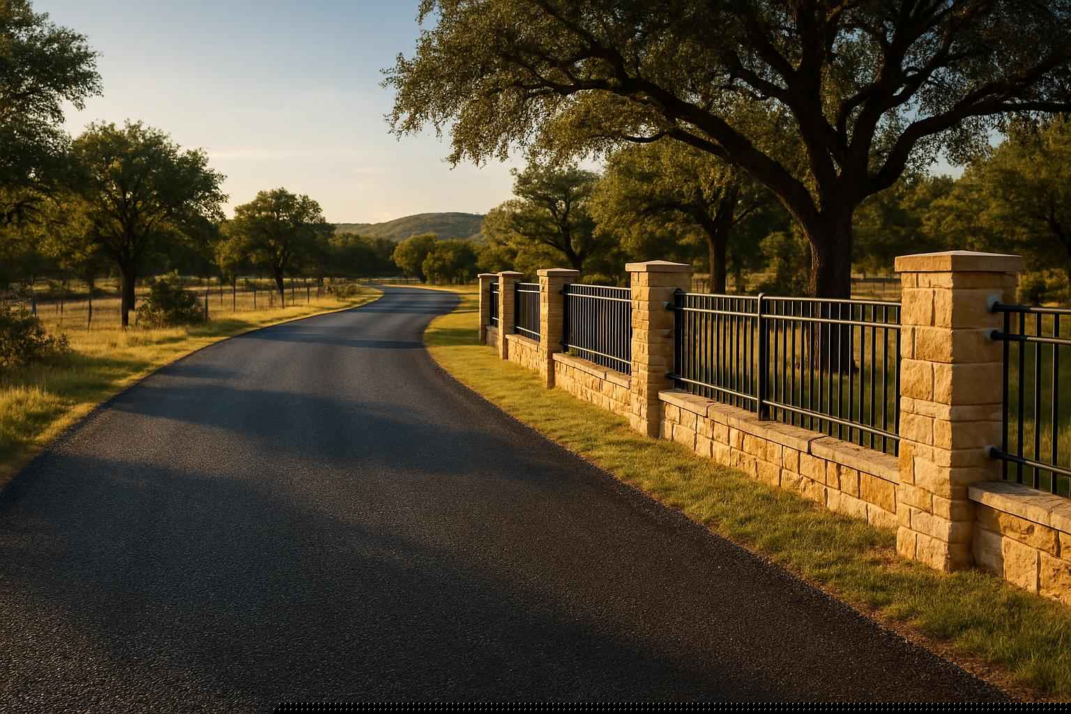 Chip And Seal In Cottonwood Shores Texas 2 Ranch Road Chip Seal In Cottonwood Shores Texas