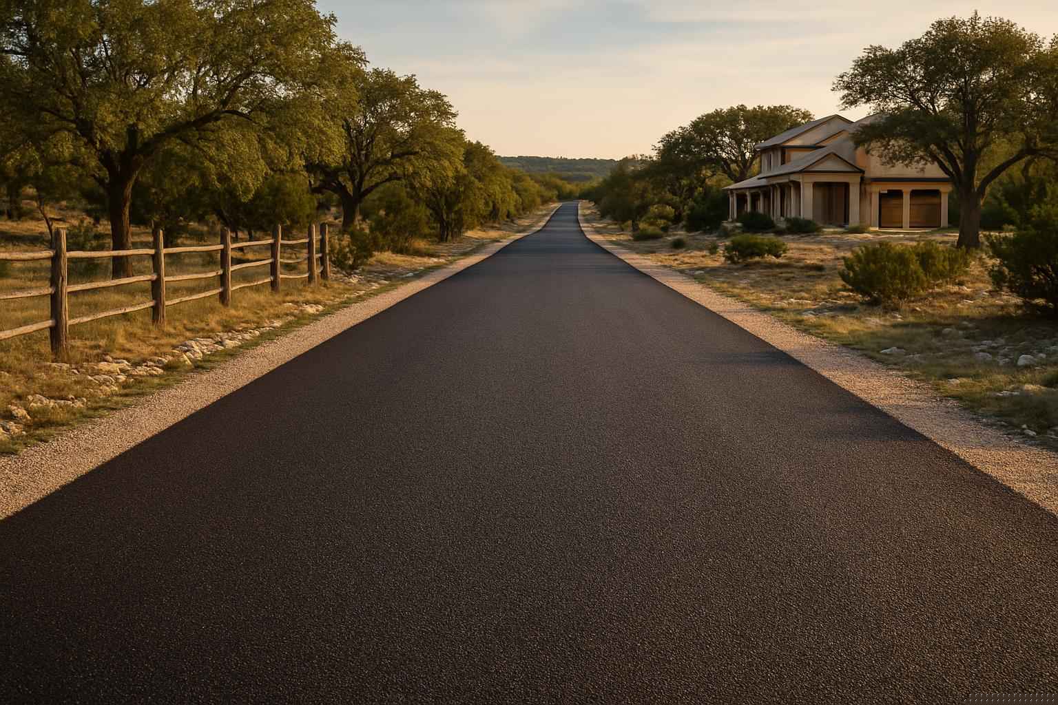 Chip And Seal In Fischer Texas 2 Ranch Road Chip Seal in Fischer Texas