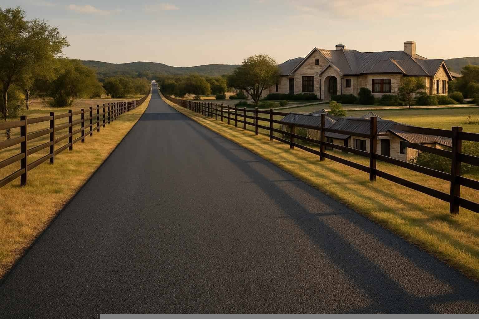 Chip And Seal In Marble Falls Texas 2 Ranch Road Chip Seal in Marble Falls Texas