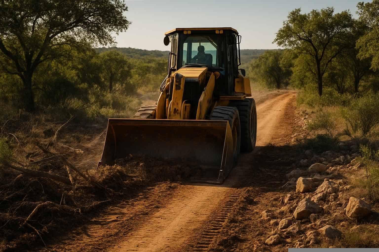 Ranch Road Construction In Cottonwood Shores Texas 1 Ranch Road Clearing in Cottonwood Shores Texas