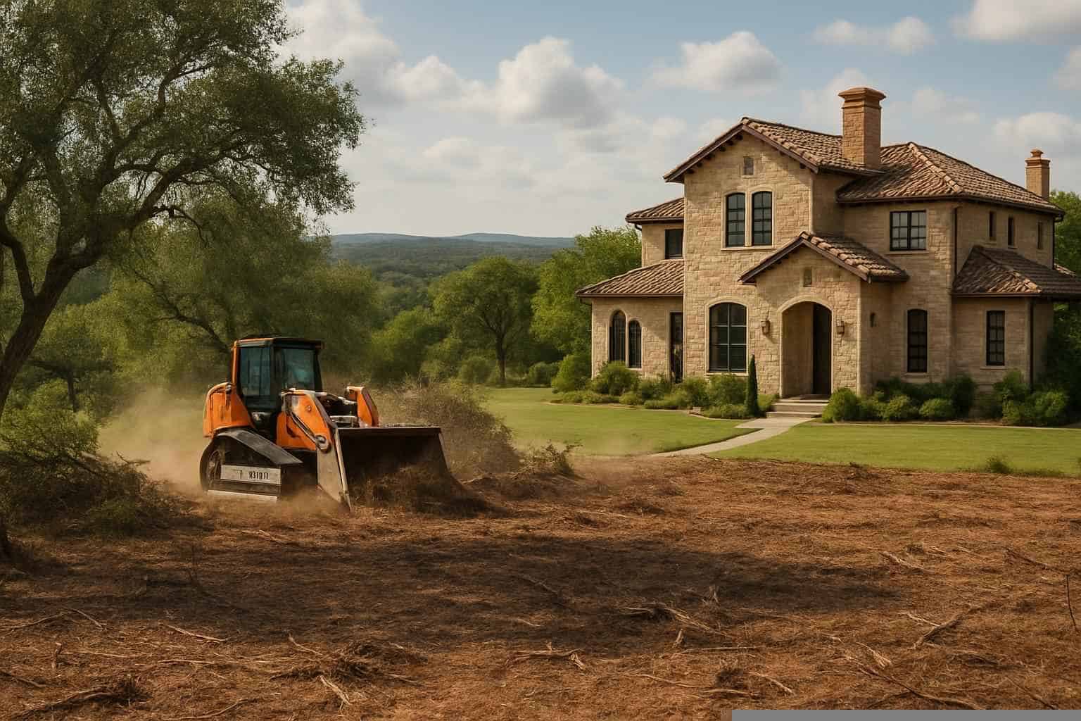 Residential Land Clearing in Marble Falls Texas