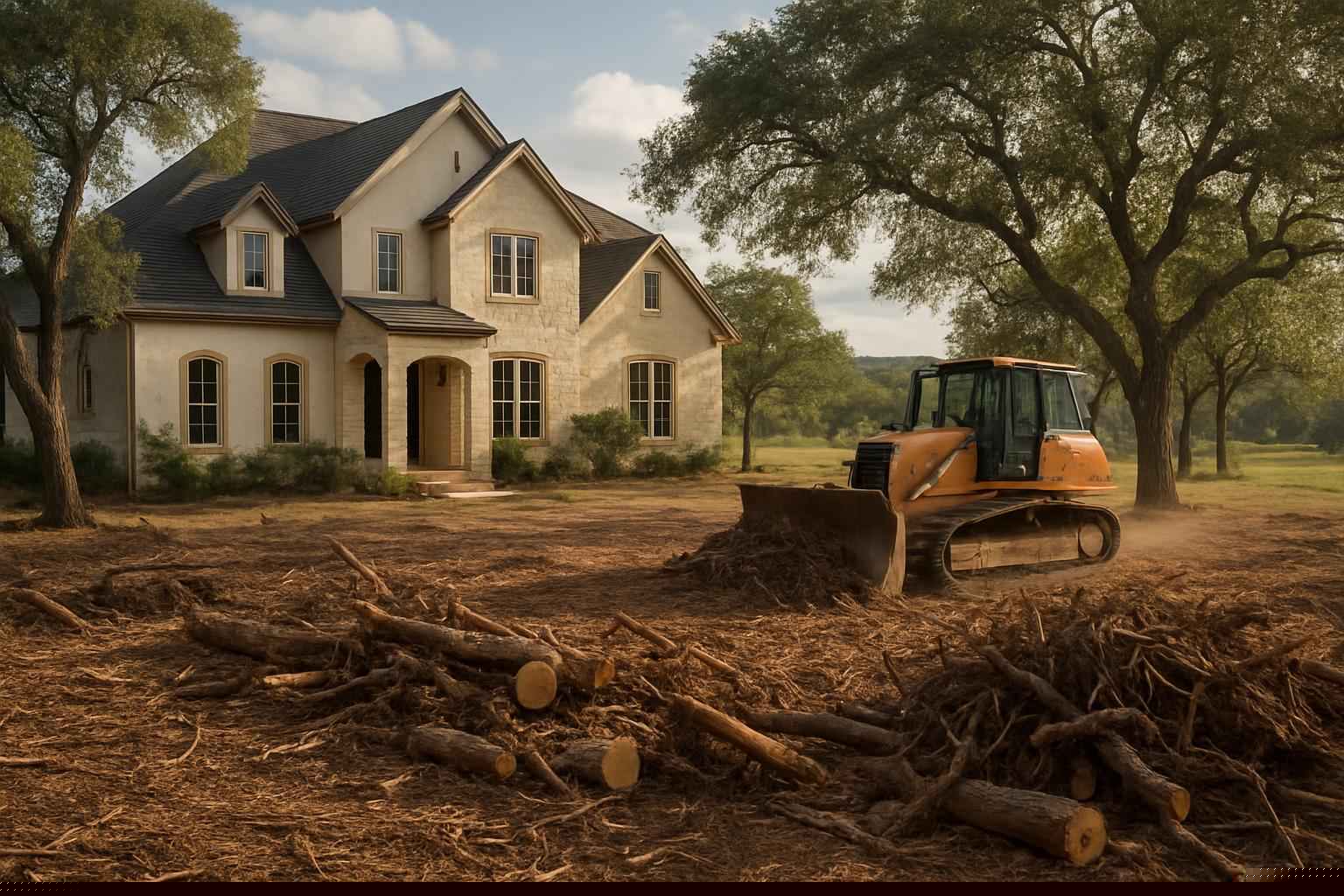 Residential Land Clearing in Pipe Creek Texas