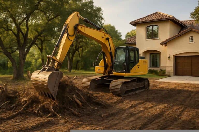 Residential Lot Clearing In Cottonwood Shores Texas