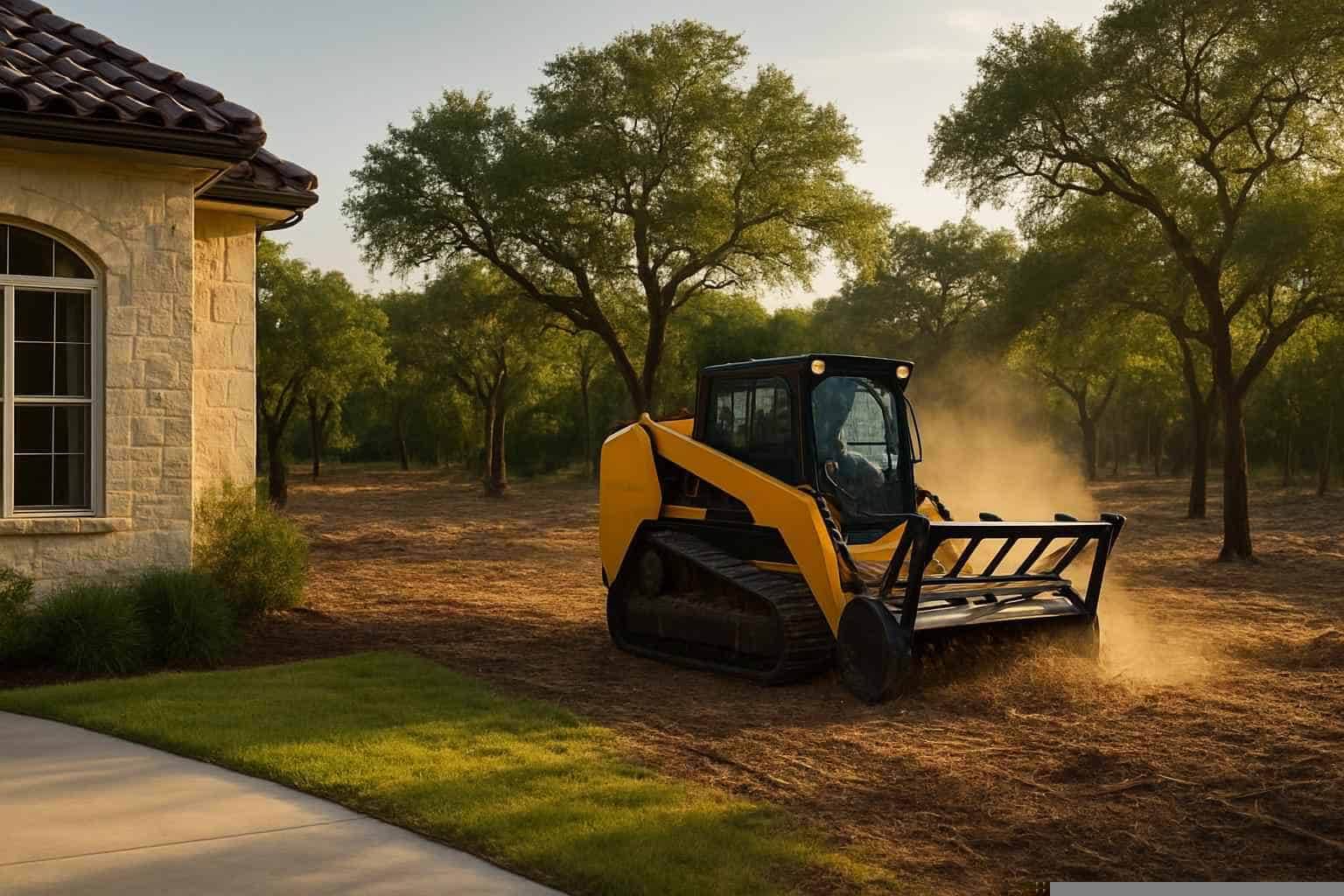 Residential Lot Clearing in Fischer Texas