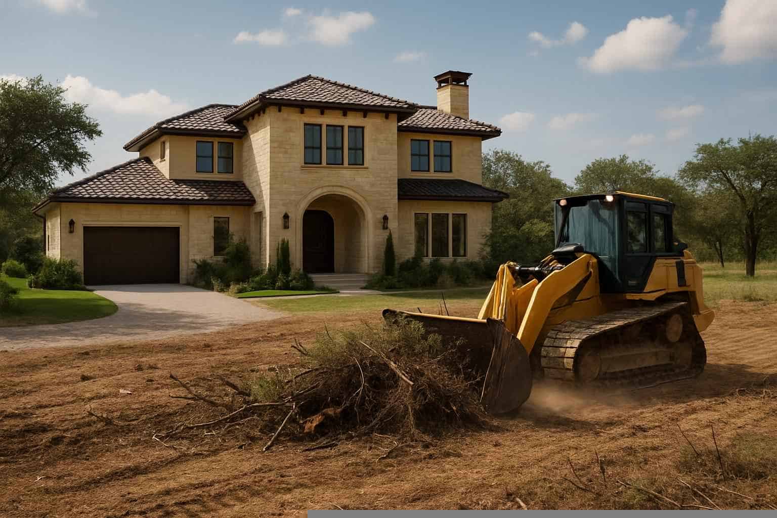 Residential Lot Clearing In Pontotoc Texas