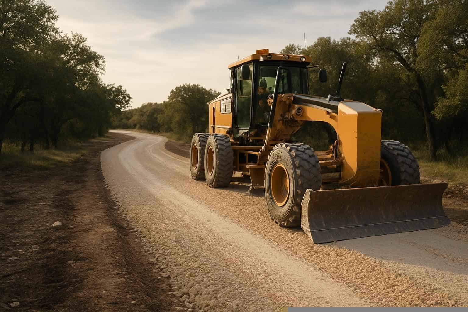 Road Base Build in Fischer Texas