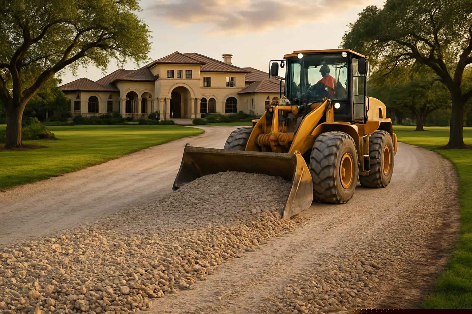 Road Base Build in Marble Falls Texas