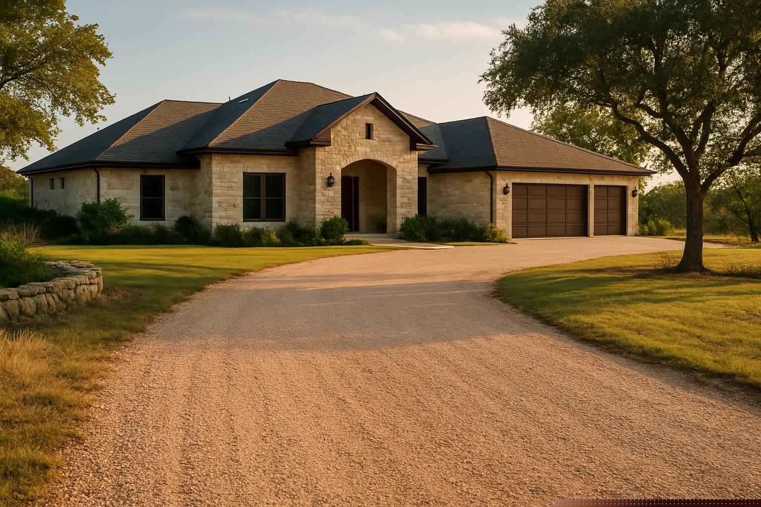 Driveway Installation In Marble Falls Texas