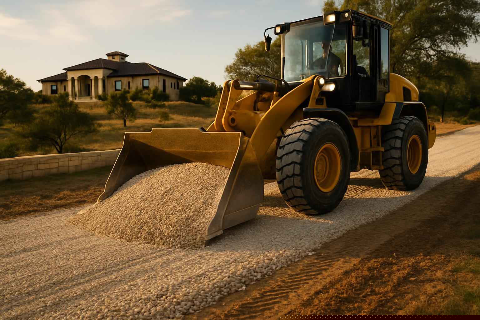 Road Base Installation in Medina Texas