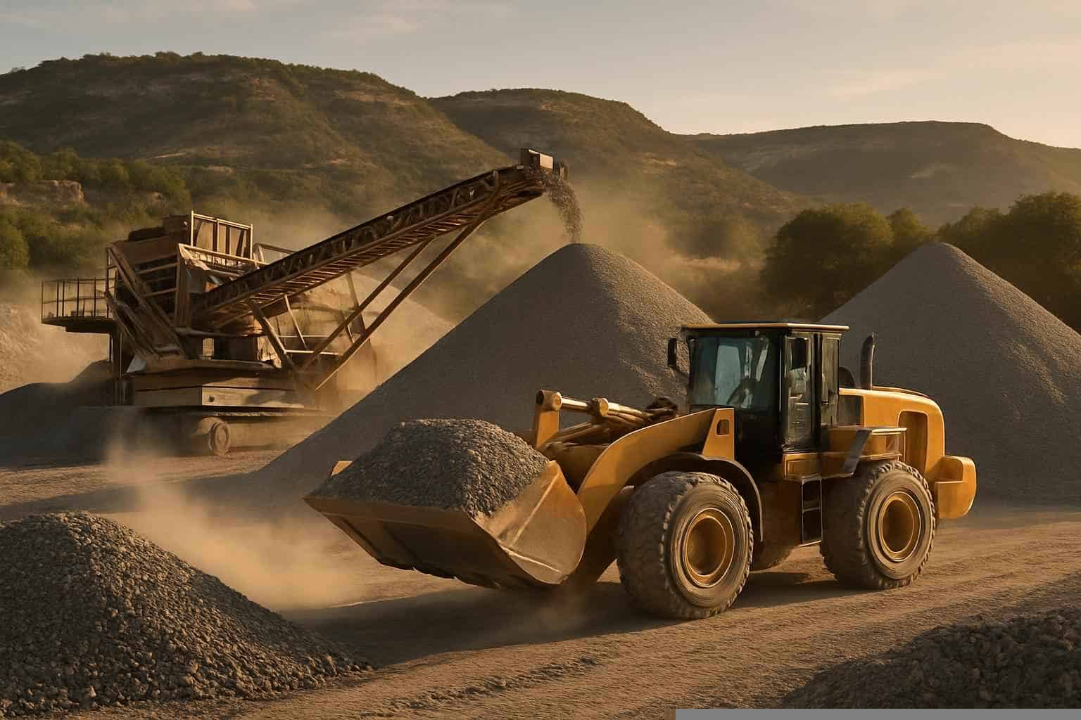 Road Base Production in Medina Texas