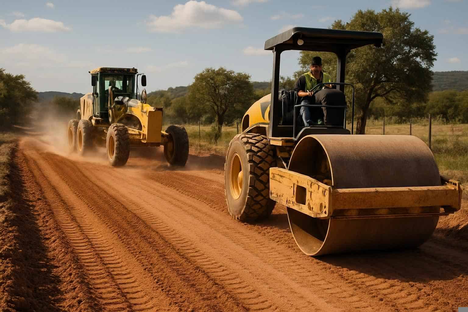 Road Paving In Burnet Texas 6 Road Grading and Compaction in Burnet Texas