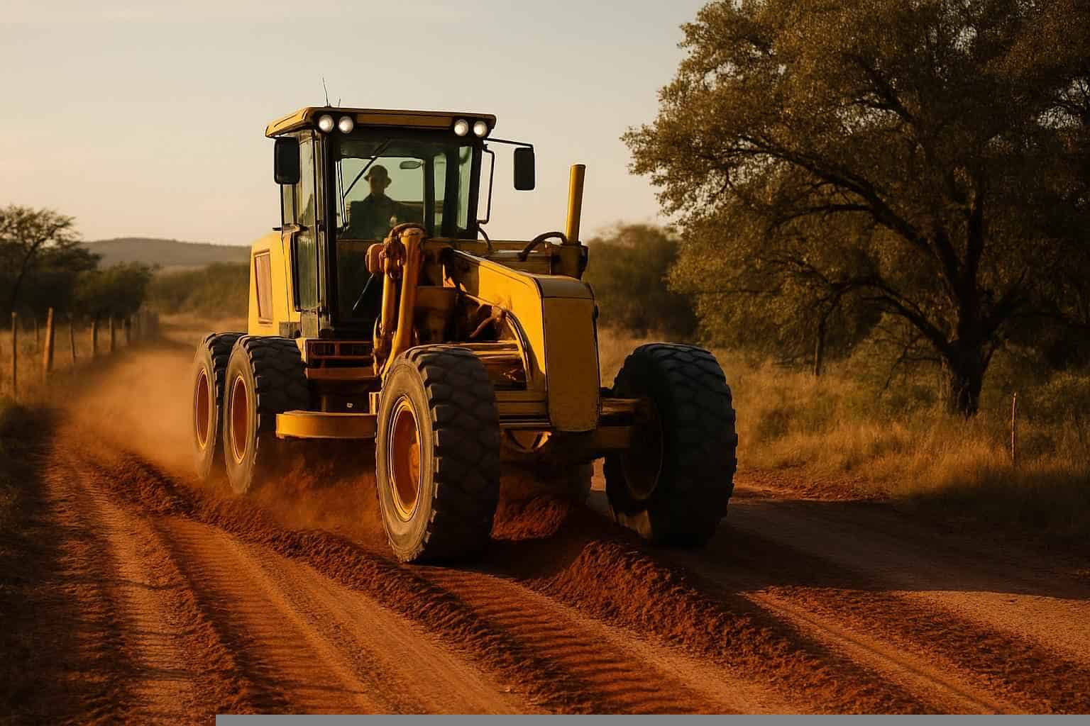 Road Grading and Compaction in Pontotoc Texas