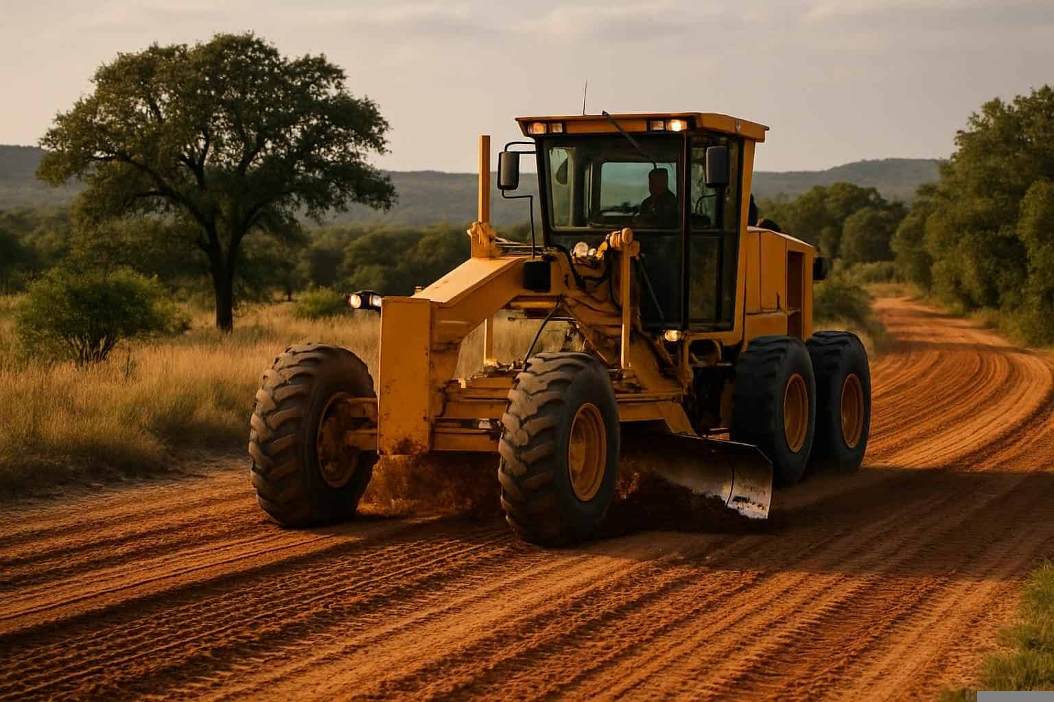 Grading In Fischer Texas 3 Road Grading in Fischer Texas