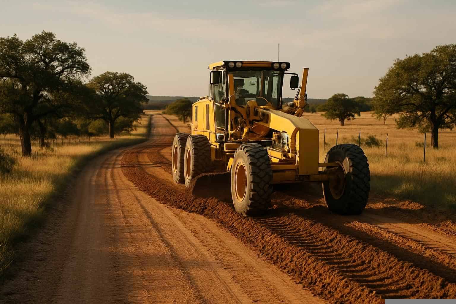 Road Grading in Pontotoc Texas