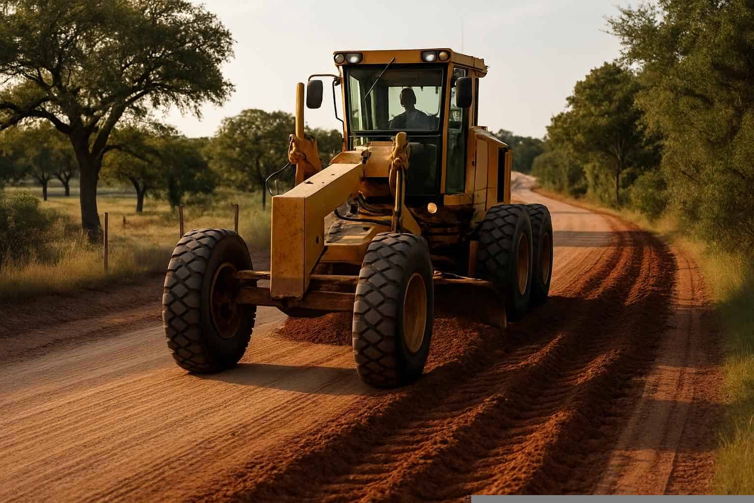 Road Maintenance Grading in Burnet Texas