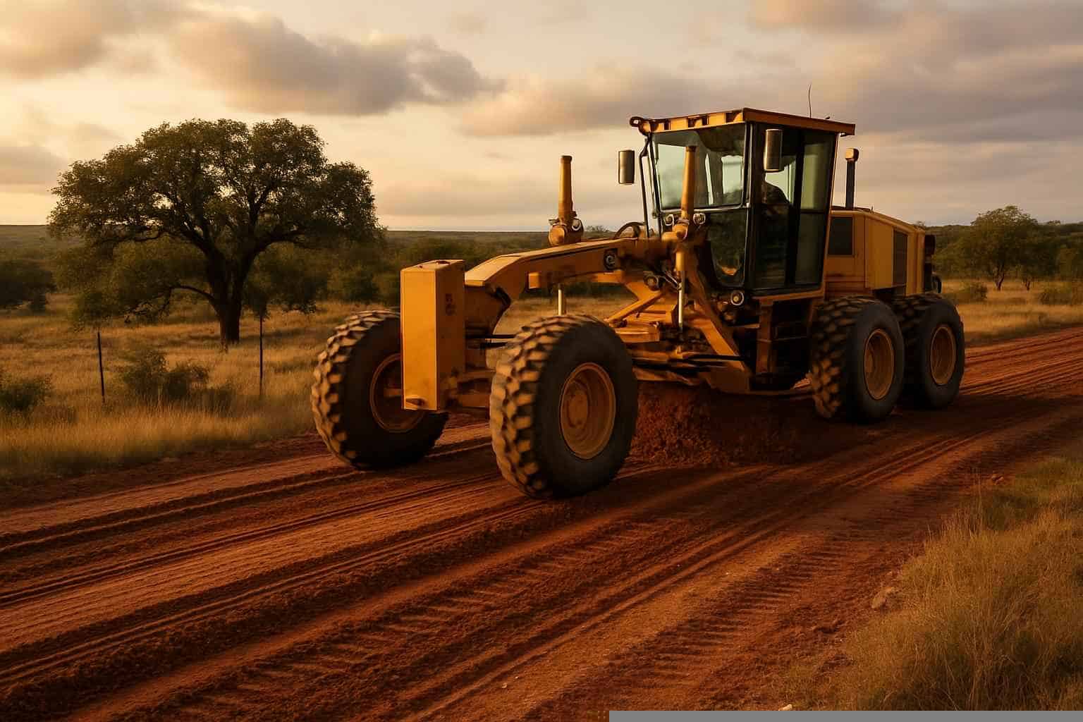 Ranch Road Construction In Pontotoc Texas 6 Road Maintenance Grading in Pontotoc Texas