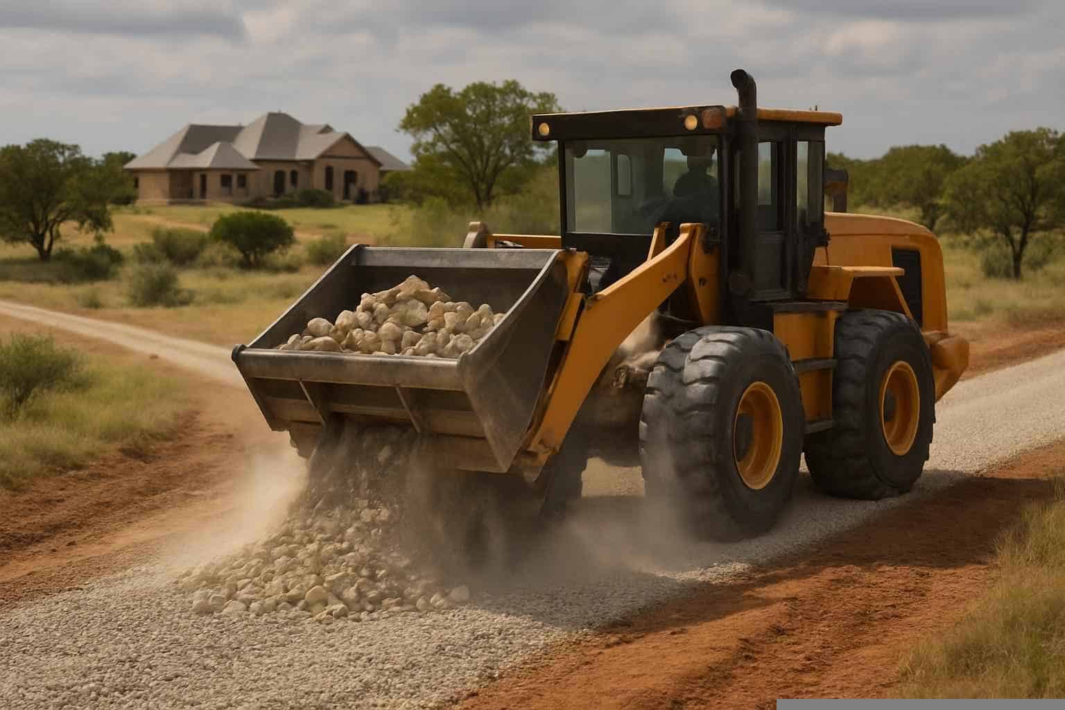Rock Crushing for Driveways in Pontotoc Texas