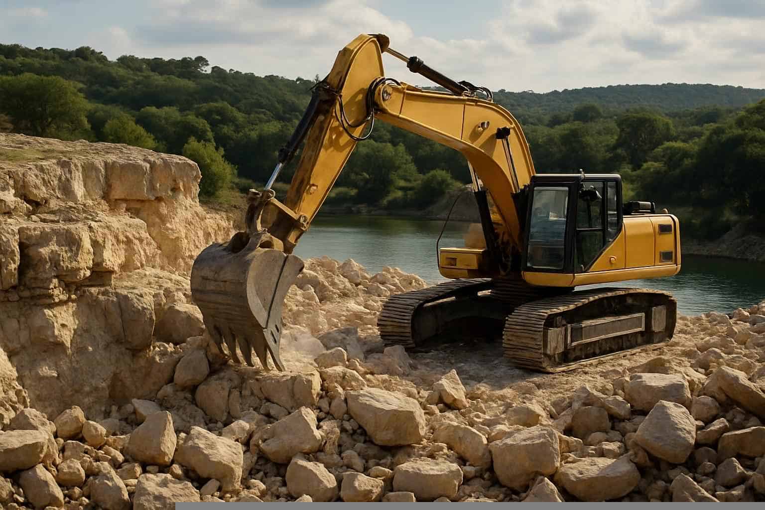 Excavation In Burnet Texas 4 Rock Excavation in Burnet Texas