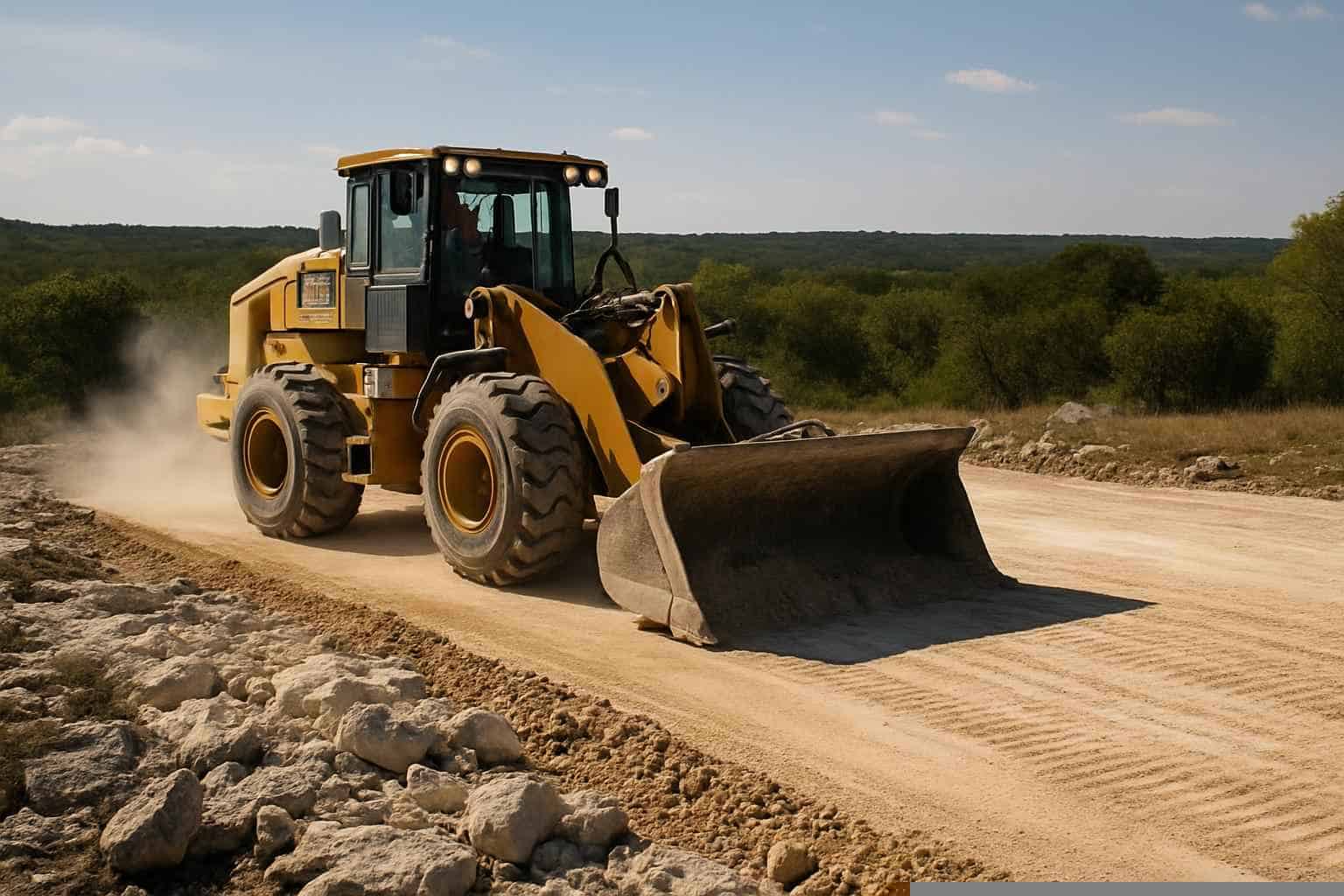 Rock Milling for Pads in Marble Falls Texas