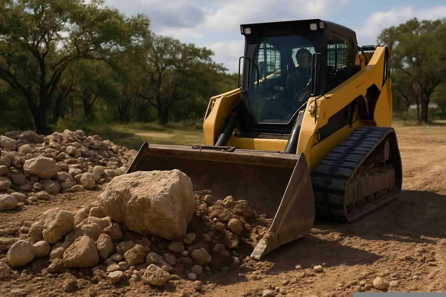 Rock Removal For Pads in Fischer Texas