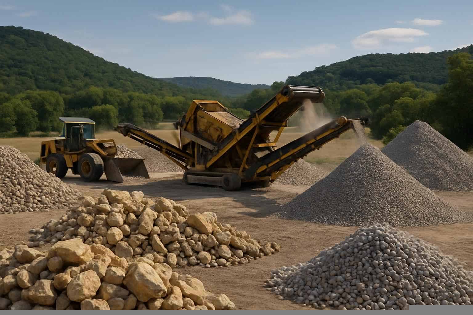 Rock Screening And Sorting in Medina Texas