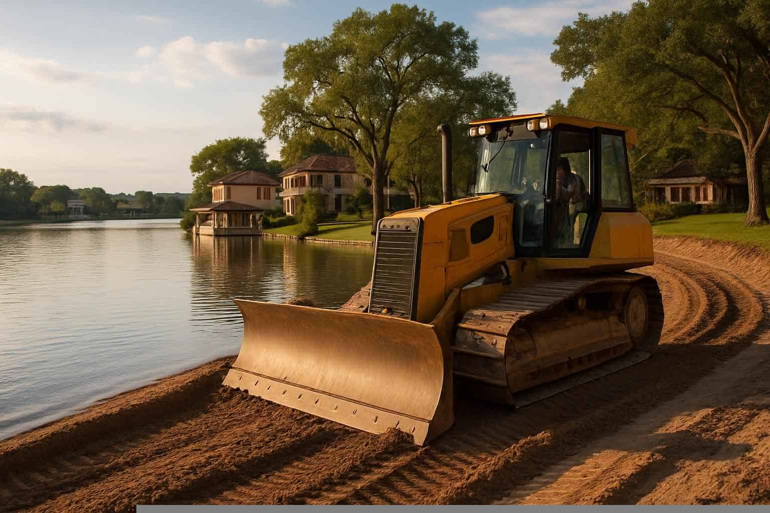 Shoreline Grading In Cottonwood Shores Texas