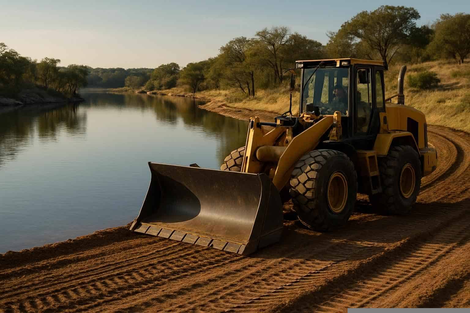 Shoreline Grading in Pontotoc Texas