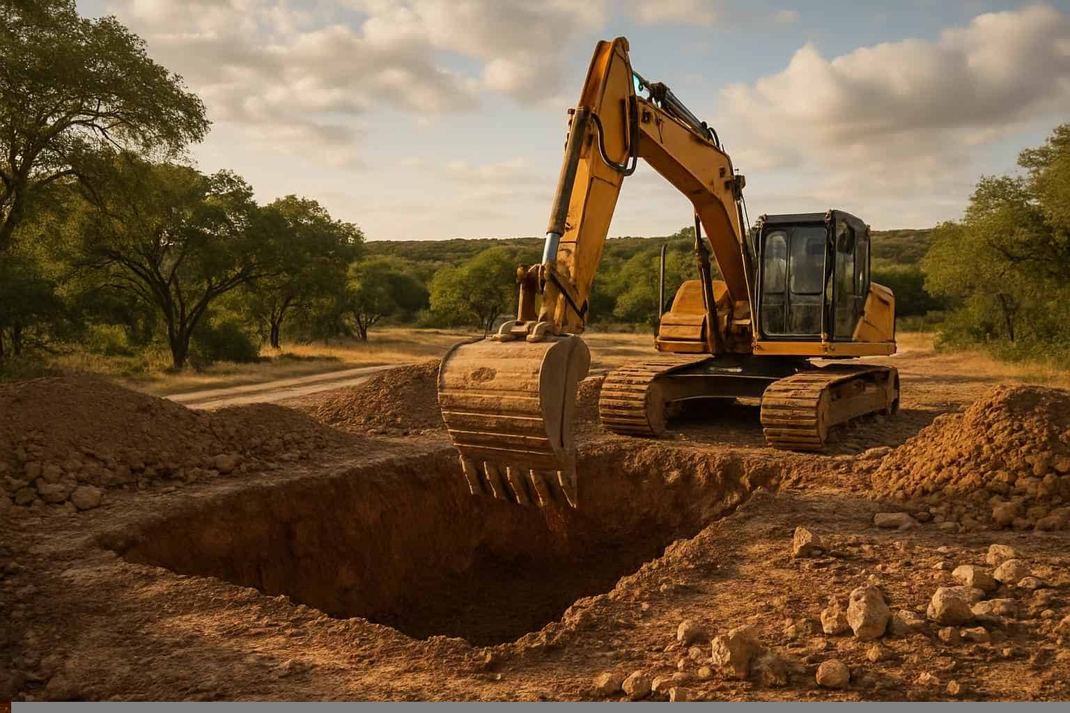 Site Excavation in Fischer Texas