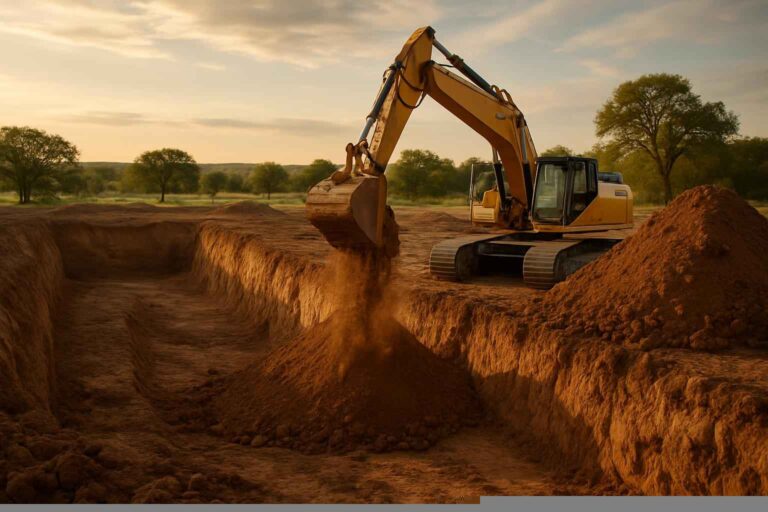 Site Excavation In Pontotoc Texas