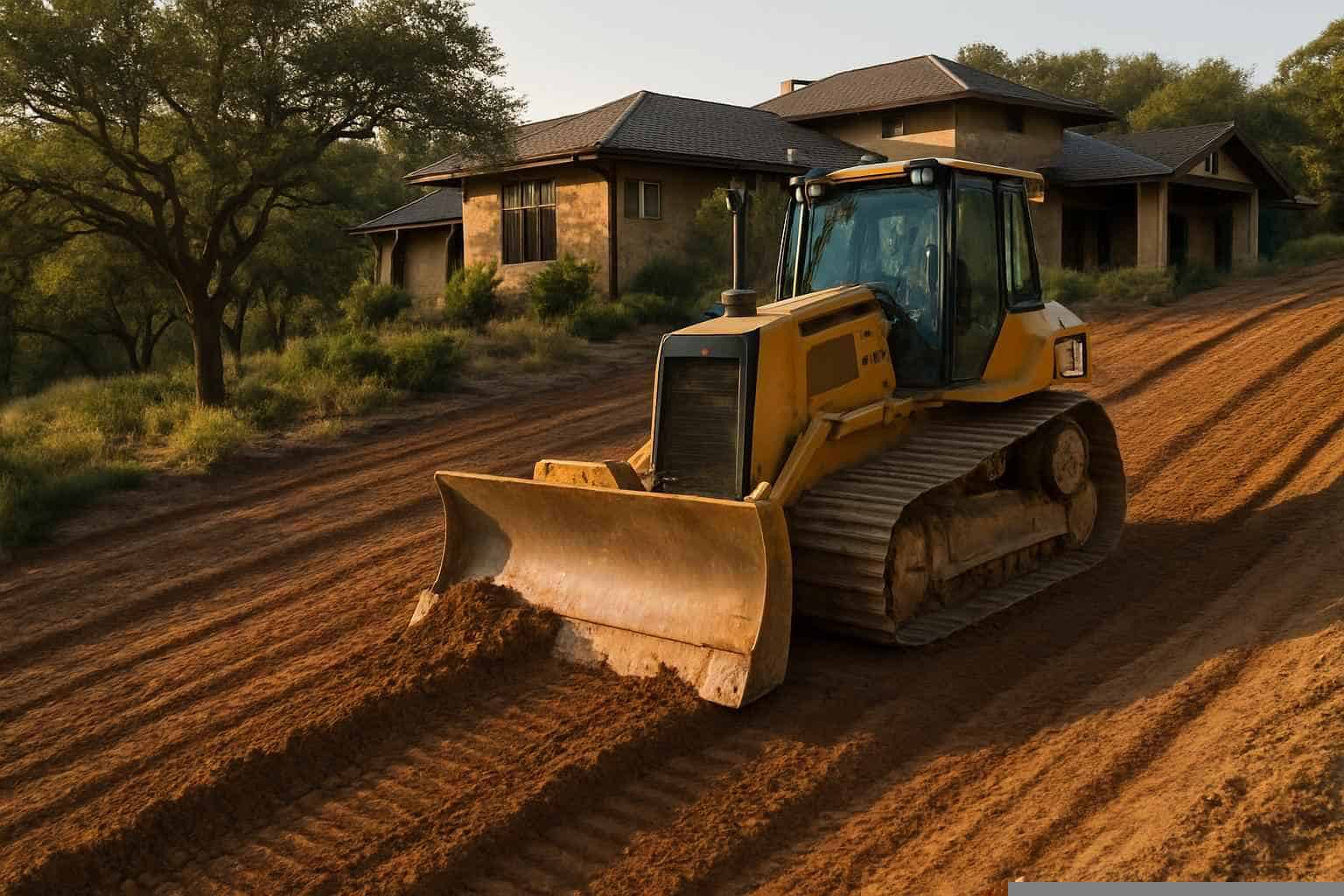 Grading In Burnet Texas 4 Slope Grading in Burnet Texas