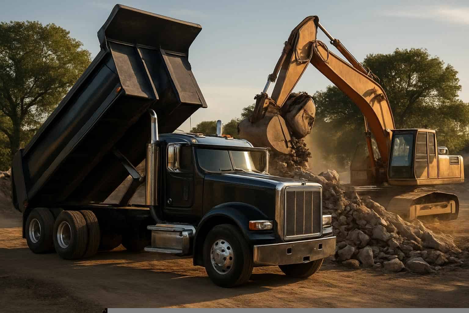 Pool Excavation In Burnet Texas 4 Spoils Haul Off in Burnet Texas